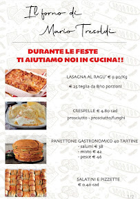 Menu / carte de IL FORNO DI MARIO TRESOLDI à Gorle