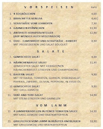Carte du Restaurant & Biergarten Rabenau à Kahl am Main