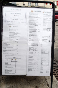 Brasserie Des Halles à Azay-le-Rideau menu