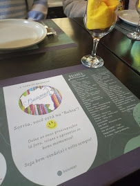 Menu du Restaurante Baianear à Riachos