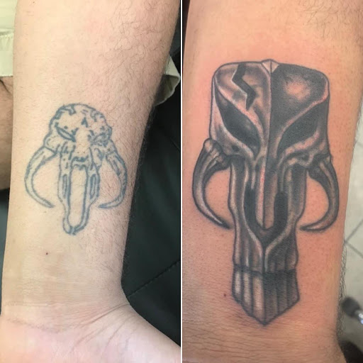 Explore virgo sign tattoo ideas, creative tattoo ideas in Palm Bay, available at Never Enough Tattoos