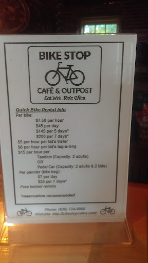 Cafe «Bike Stop Cafe», reviews and photos, 701 S Riverside Dr, St Charles, MO 63301, USA