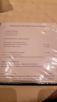 Carte du Ristorante Taormina à Landstuhl