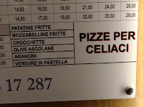 Pizzeria S. Lucia à Presezzo menu