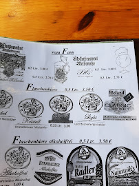 Gasthaus Seitz à Plech menu