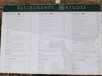 Menu du Restaurante Virtudes à Guimaraes