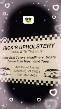 Rick's Upholstery Shop - Car repair in Lynchburg, VA, Lynchburg - Rated 4.3/5