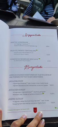 Restaurant Ophover Mühle à Wegberg (la carte)