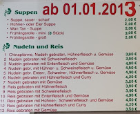 Restaurant China Imbiss à Güstrow - menu / carte