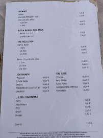 Menu du Ristorante La Rocca à Narni
