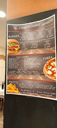 Menu du Il Rifugio dei Cacciatori à Rocca Priora