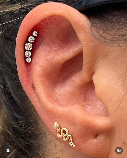 Explore demon slayer tattoo idea, creative tattoo ideas in San Antonio, available at Platinum Body Piercings