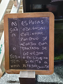 Menu du Casa Rolo sobrado à Sobrado