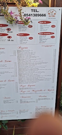 Menu du Ristorante Pizzeria Pes e Galet à Rimini