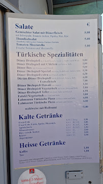 Menu du Bistro Selin | Imbiss à Chemnitz