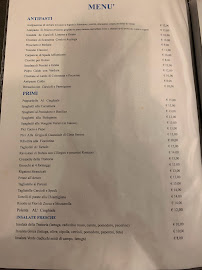 Menu du Trattoria Dell'Orto à Florence