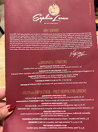 Sophia Loren Restaurant Firenze à Florence carte