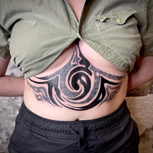 Explore emo anime tattoo ideas, creative tattoo ideas in Buffalo, available at True Gloom Tattoo Studio