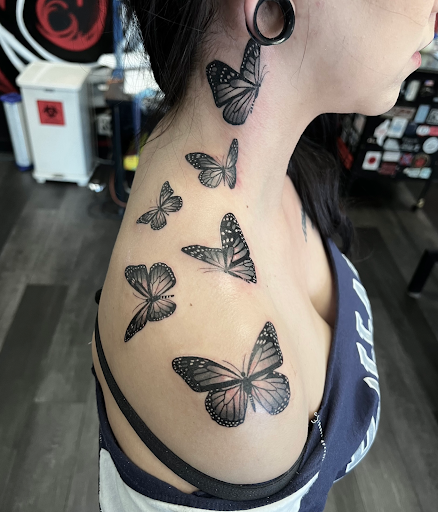 Explore neptune tattoo ideas, creative tattoo ideas in Silver City, available at Independent Ink Tattoo