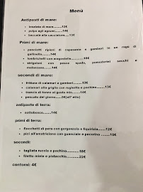 Restaurant Il Pesciolino à Tarquinia (la carte)