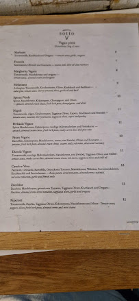 Sotto à Berlin menu