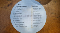 Restaurant Thalermühle à Erlangen (le menu)