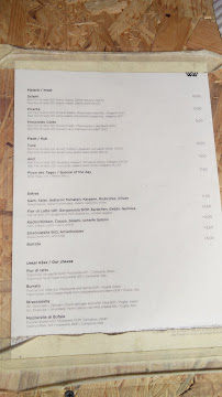 W Pizza Neukölln à Berlin carte