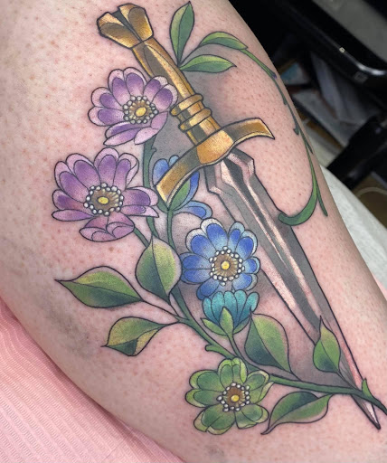 Find bestie tattoo ideas for your next unique tattoo in Elgin at Alchemy Tattoo & Gallery (private studio)