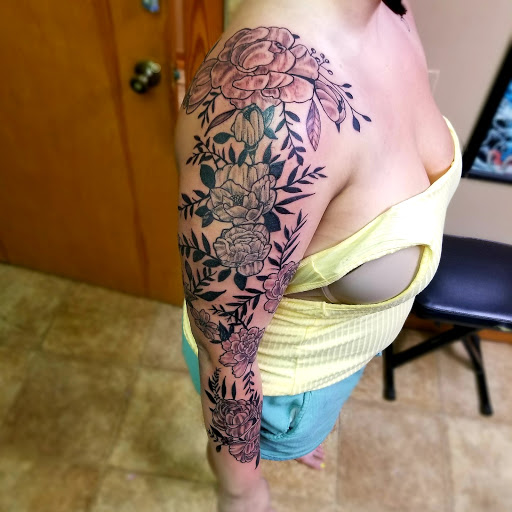 Explore compass rose tattoo ideas, creative tattoo ideas in Conway, available at Primal Urge Tattoos