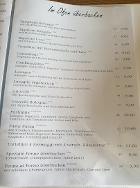 Menu du Pizzeria Da Fofo à Neunkirchen