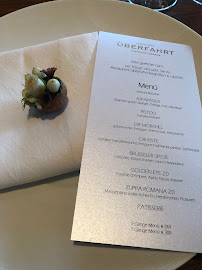 Restaurant Überfahrt à Rottach-Egern menu