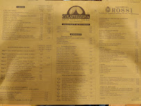 Restaurant italien Salumificio Rossi à Sanguinaro (le menu)