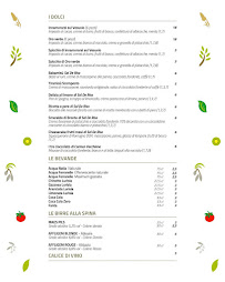 Daniele Gourmet à Casoria carte