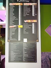 Menu du I Siciliani à Rome