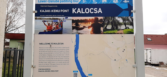 Kajak-kenu pont Kalocsa Meszesi dunapart - Szórakozóhely