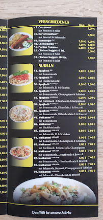 Menu du Türkische Riviera à Möckern