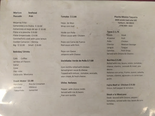 Mexican Grocery Store «Placita Mexico Market», reviews and photos, 8420 Senoia Rd, Fairburn, GA 30213, USA