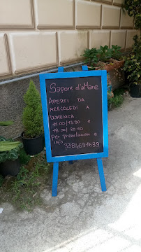 Carte du Sapore d'aMare à Rapallo