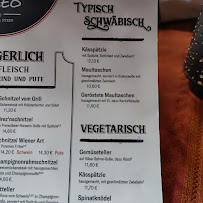 Restaurant italien Restaurant MUSEO à Fichtelberg (le menu)