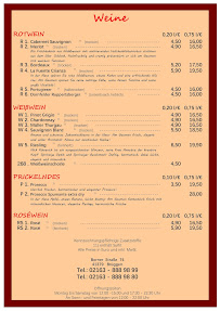 Menu du Asiatisches Restaurant Mongolei à Brüggen