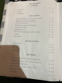 Menu / carte de Odori e sapori al vecchio monte à Palermo