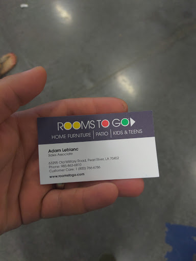 Outlet Store «Rooms To Go Outlet Furniture Store - Pearl River», reviews and photos, 63295 Old Military Rd, Pearl River, LA 70452, USA