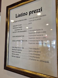 Carte du Osteria del Galletto à Borgo San Lorenzo