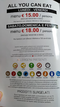 Menu du Sushi Pro à Omegna