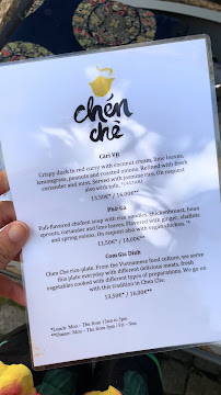 Menu / carte de Chén Chè à Berlin