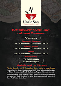 Uncle Son à Würselen menu