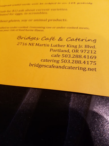 Cafe «Bridges Cafe & Catering», reviews and photos, 2716 NE Martin Luther King Jr Blvd, Portland, OR 97212, USA