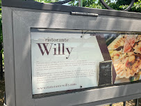 Ristorante da Willy à Lignano Sabbiadoro carte