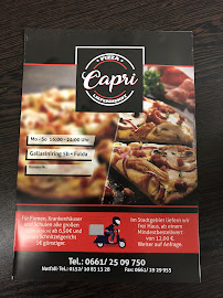 Pizza Capri Fulda à Fulda menu