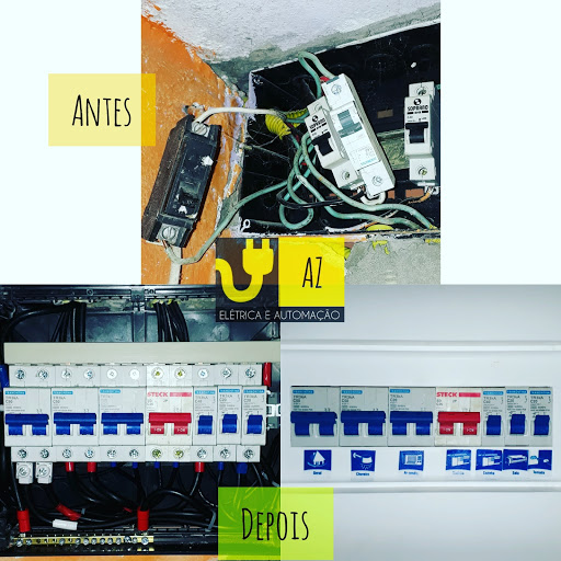 Logo da empresa - AZ Elétrica e Automação